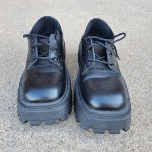 Asos Design Black Lace Up Shoes, US Size 11, UK size 10, EU size 44.5